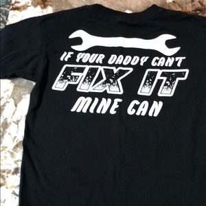 Boys size small black T-shirt